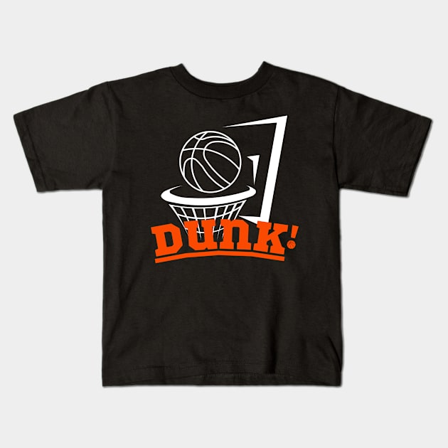 Basketball Dunk! - Sport Teamsport - Basketball Kids T-Shirt by Sportmode01